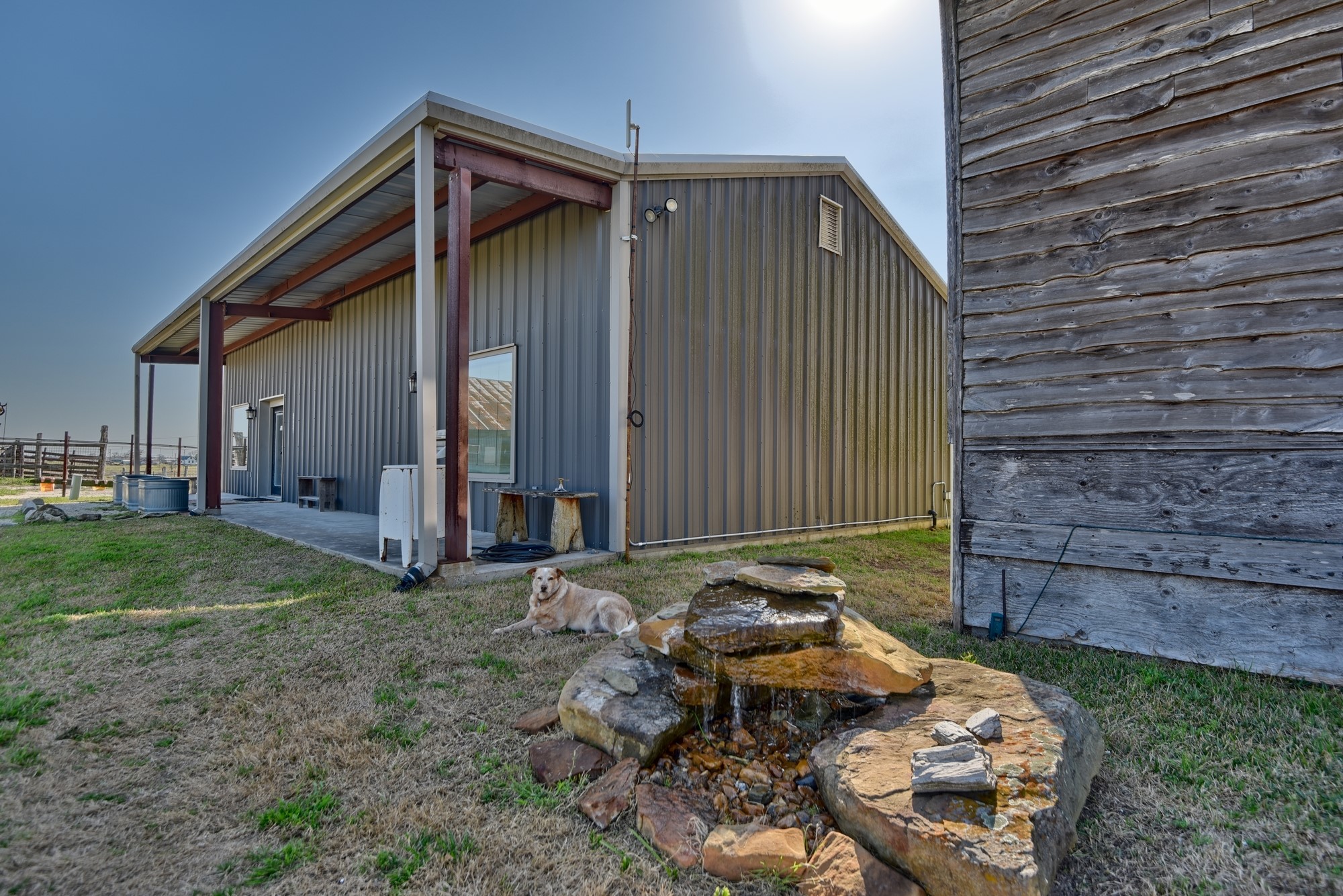 2645 Kallus Road La Grange, TX 78945 - Photo 7 of 25 a backyard of a house with table and chairs