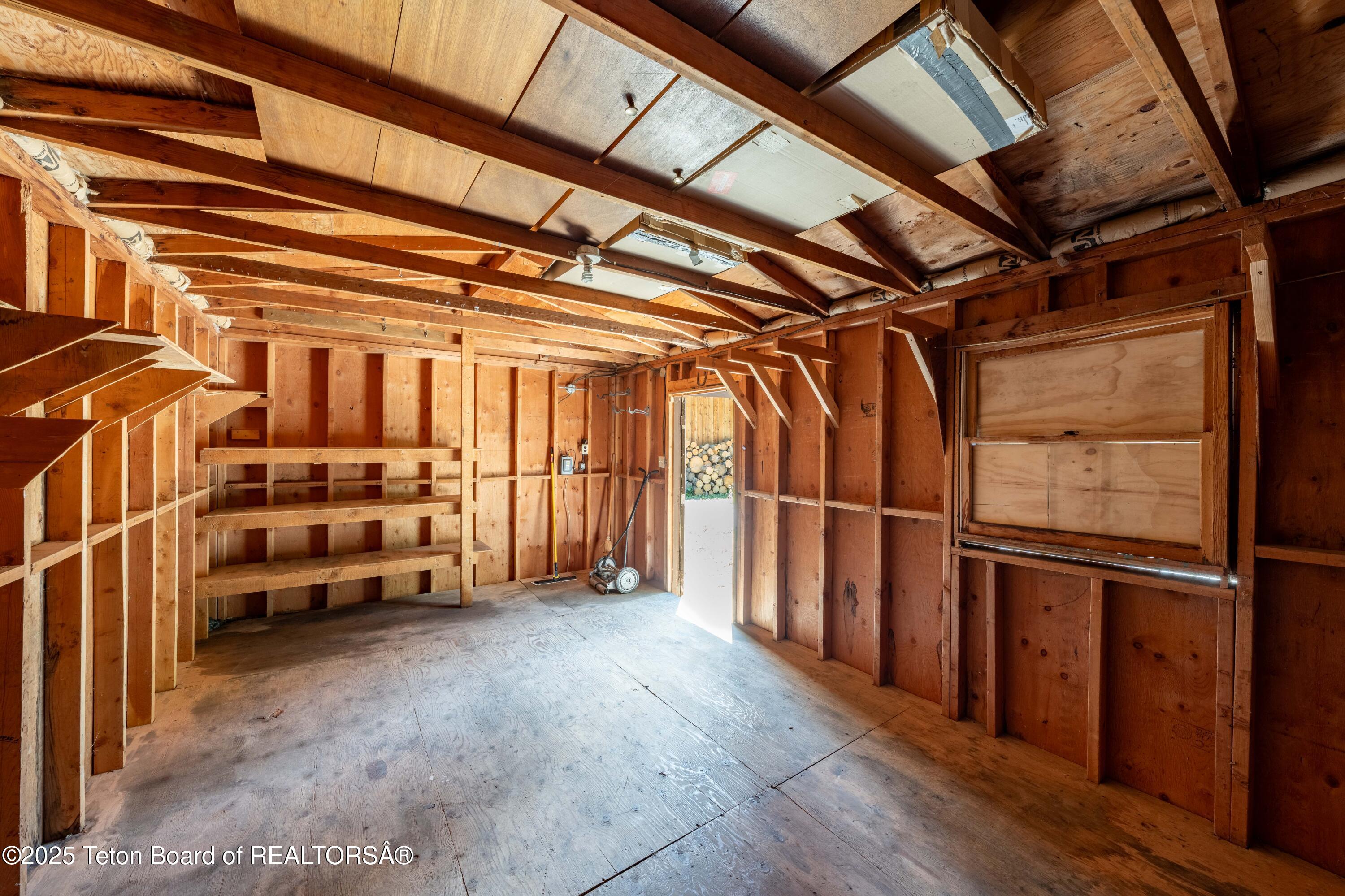 6255 Heck Of A Hill Road Wilson, WY 83014 - Photo 18 of 29 Shed Interior