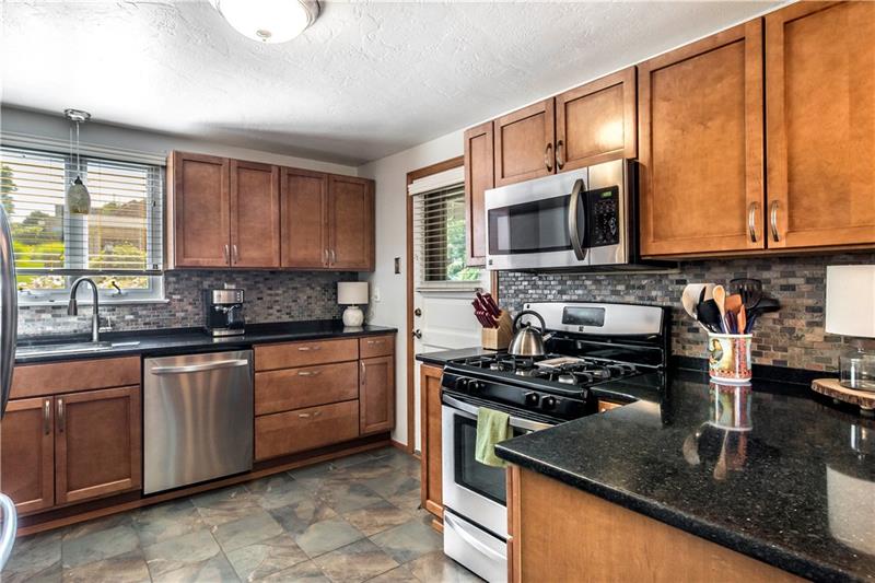 498 Edgeridge Road Pittsburgh, PA 15228 - Photo 9 of 25 Stunning Updated Kitchen with Stainless Steel Appliances