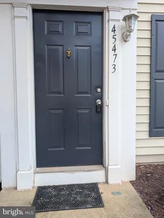 a view of front door