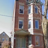 a front view of a building