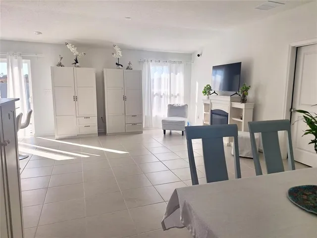 a view of livingroom with furniture and wooden floor