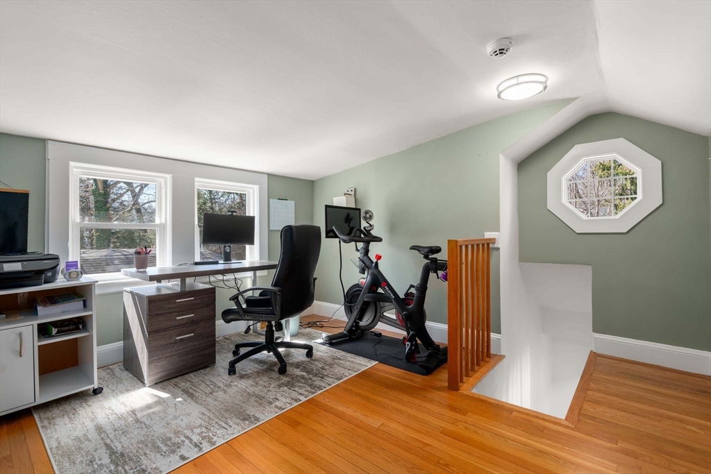 69 Henderson Street Needham, MA 02492 - Photo 19 of 26 a view of a room with gym equipment