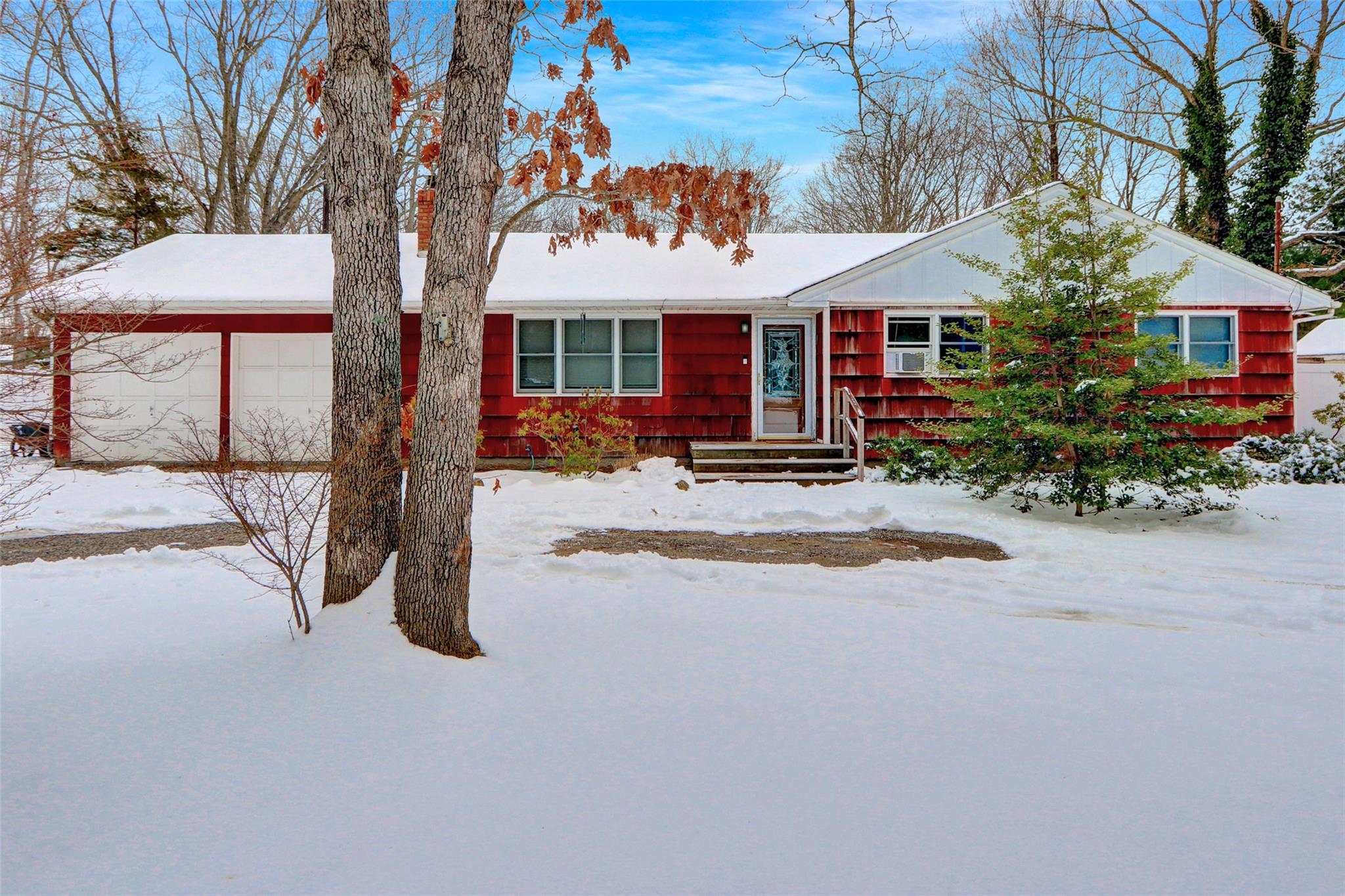 375 Miller Place Road Miller Place, NY 11764 - Photo 1 of 1 Ranch-style home featuring a garage