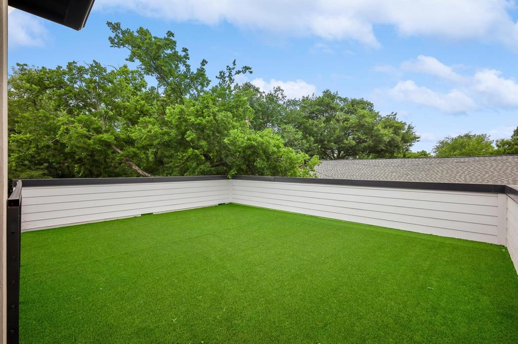 3902 Park Lane Dallas, TX 75220 - Photo 22 of 36 a view of a yard with an outdoor space