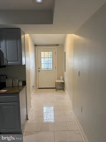 a view of a house with a door