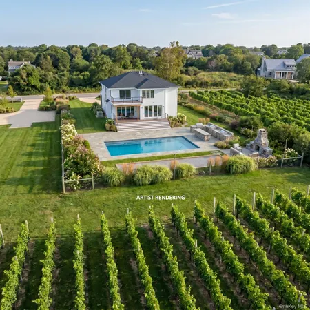 a view of a house with a big yard