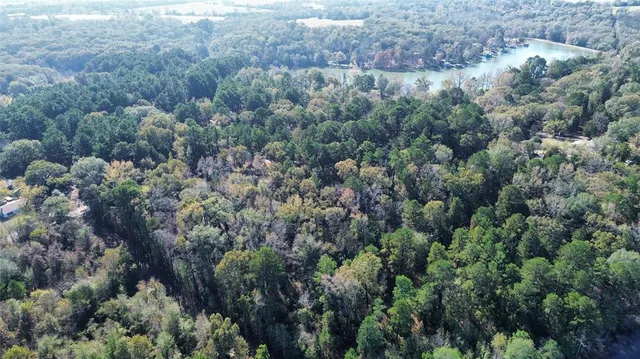 an aerial view of house with yard and outdoor space