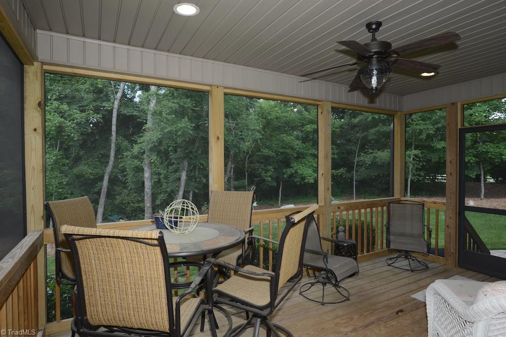 5002 Bennington Way High Point, NC 27262 - Photo 12 of 30 How peaceful is this screened porch..situated so its shady in the late afternoon