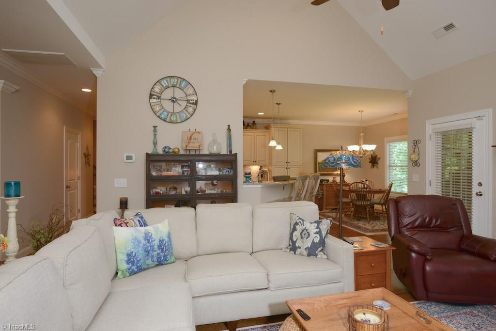 5002 Bennington Way High Point, NC 27262 - Photo 3 of 30 Vaulted ceilings in this roomy family area