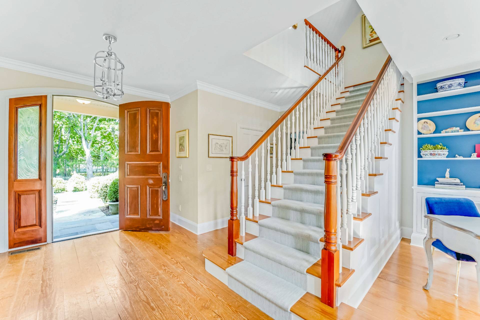 53 South Road Westhampton Beach, NY 11978 - Photo 3 of 28 a view of entryway and hall with wooden floor