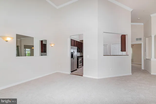 a view of an empty room with window