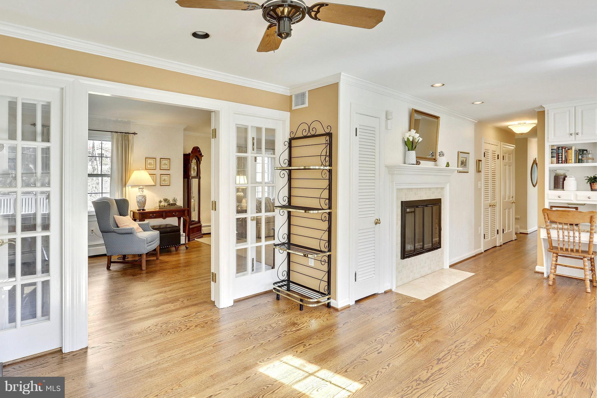 9540 Brink Road Gaithersburg, MD 20882 - Photo 6 of 30 Breakfast Area with Fireplace