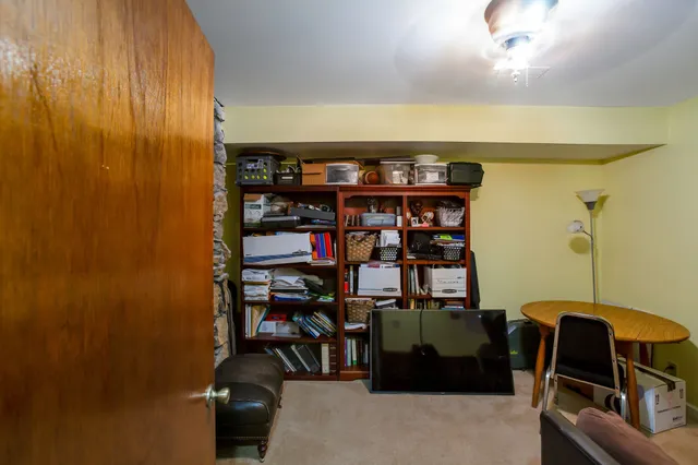 a room with storage and utility