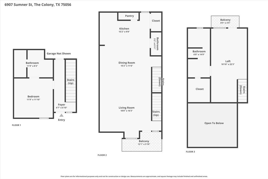 6907 Sumner Street The Colony, TX 75056 - Photo 33 of 33 Floor Plan