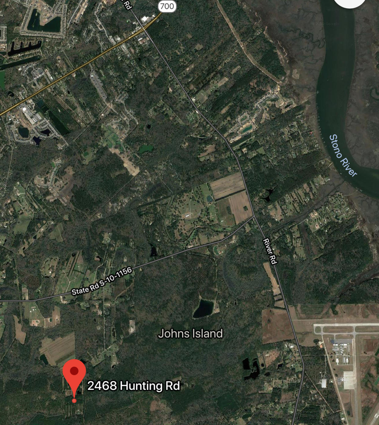 2468 Hunting Road Johns Island, SC 29455 - Photo 1 of 2 aerial