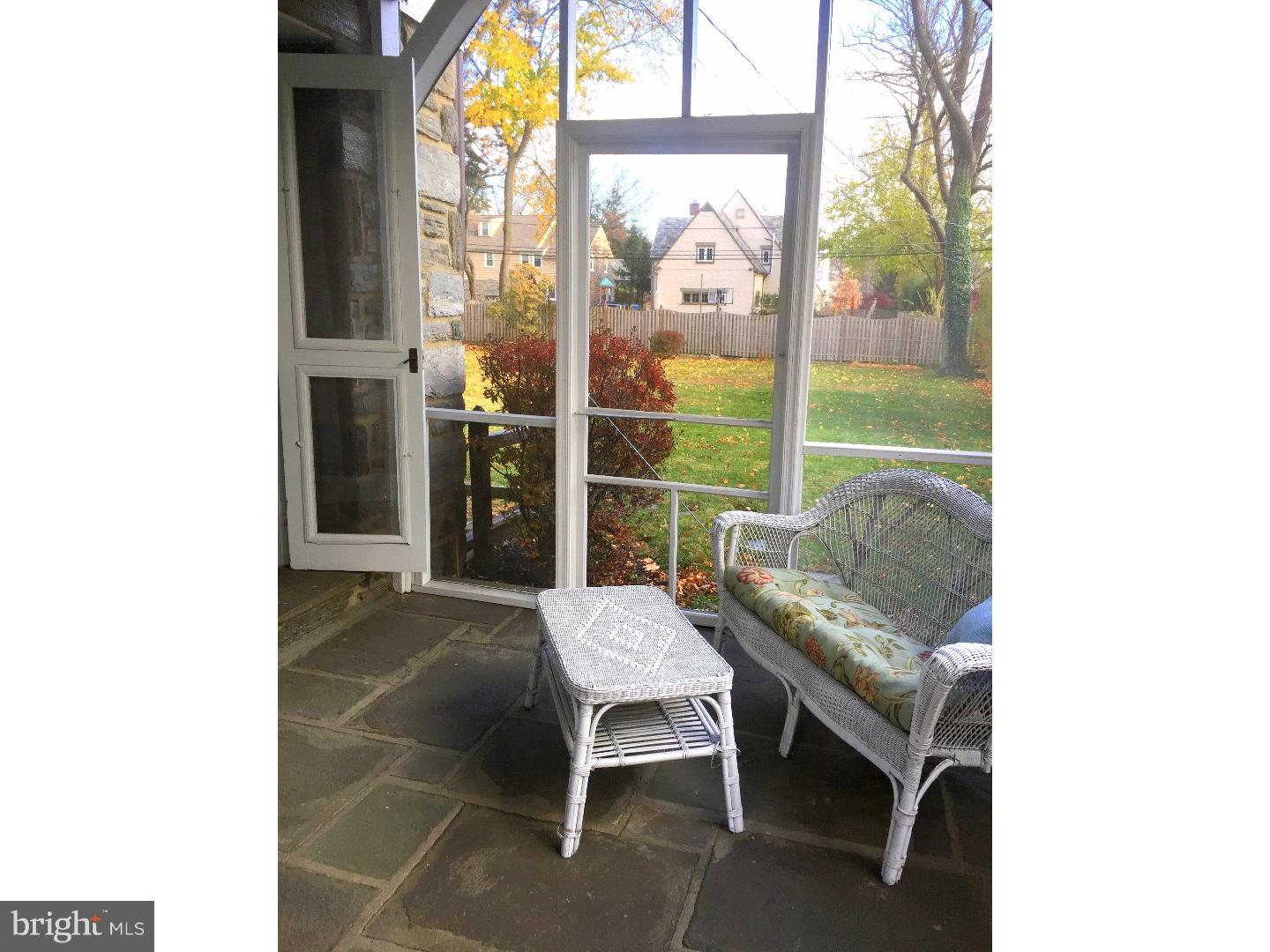 1408 Knox Road Wynnewood, PA 19096 - Photo 21 of 25 Enclosed Porch