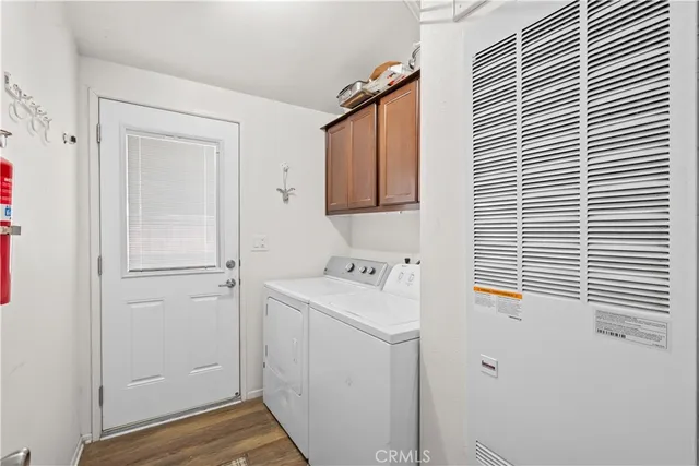 a room with storage and utility