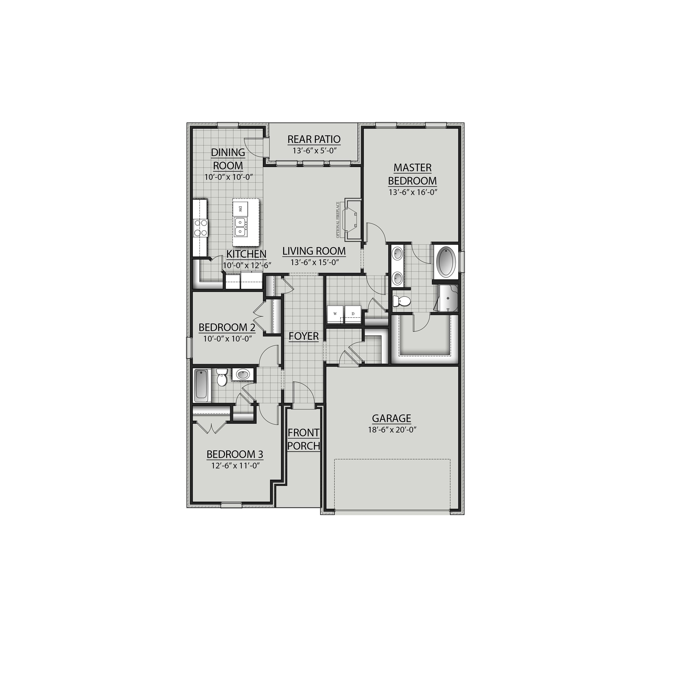 1748 Breckinridge Place Foley, AL 36535 - Photo 25 of 25 View of floor plan / room layout