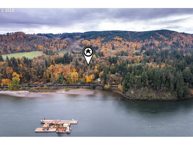 a view of city and mountain