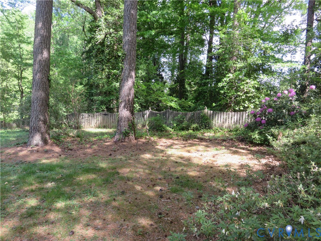 8379 Quailfield Road Mechanicsville, VA 23116 - Photo 12 of 56 a backyard of a house with lots of green space