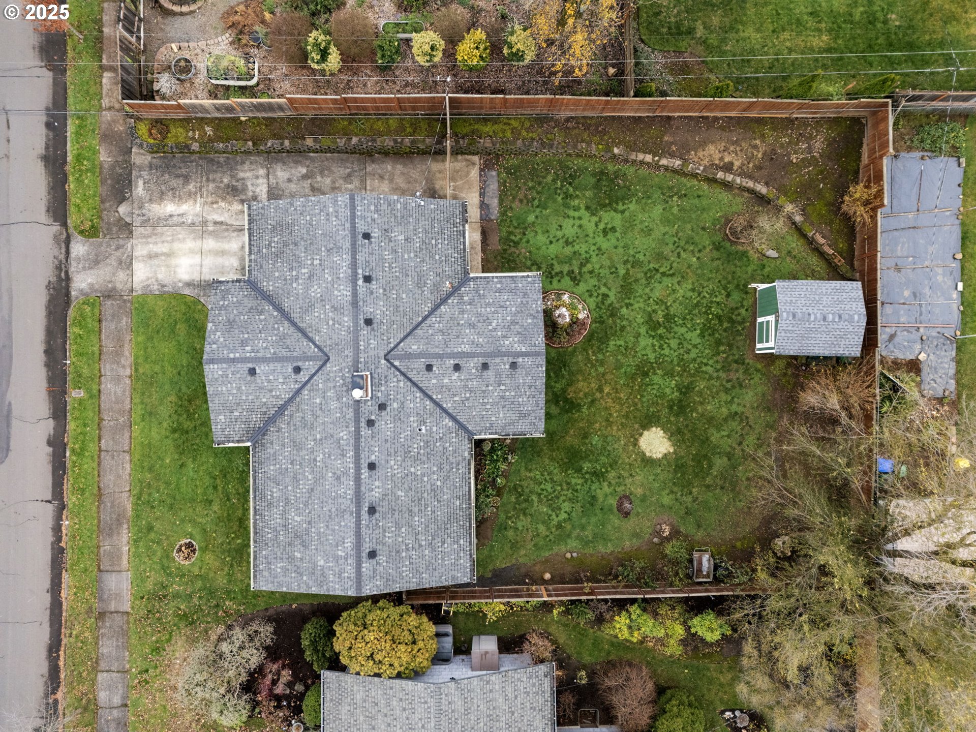 2707 Northeast 123rd Avenue Portland, OR 97230 - Photo 23 of 25 an aerial view of a house with a yard