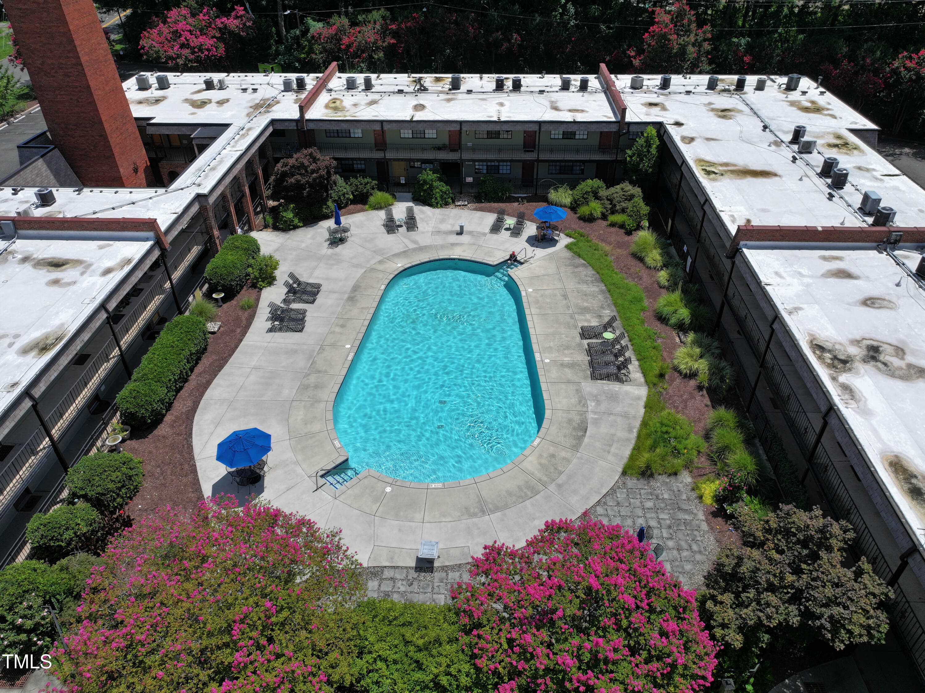 807 West Trinity Avenue, Unit 232 Durham, NC 27701 - Photo 21 of 26 a view of swimming pool from a balcony