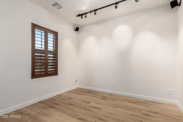 wooden floor in an empty room