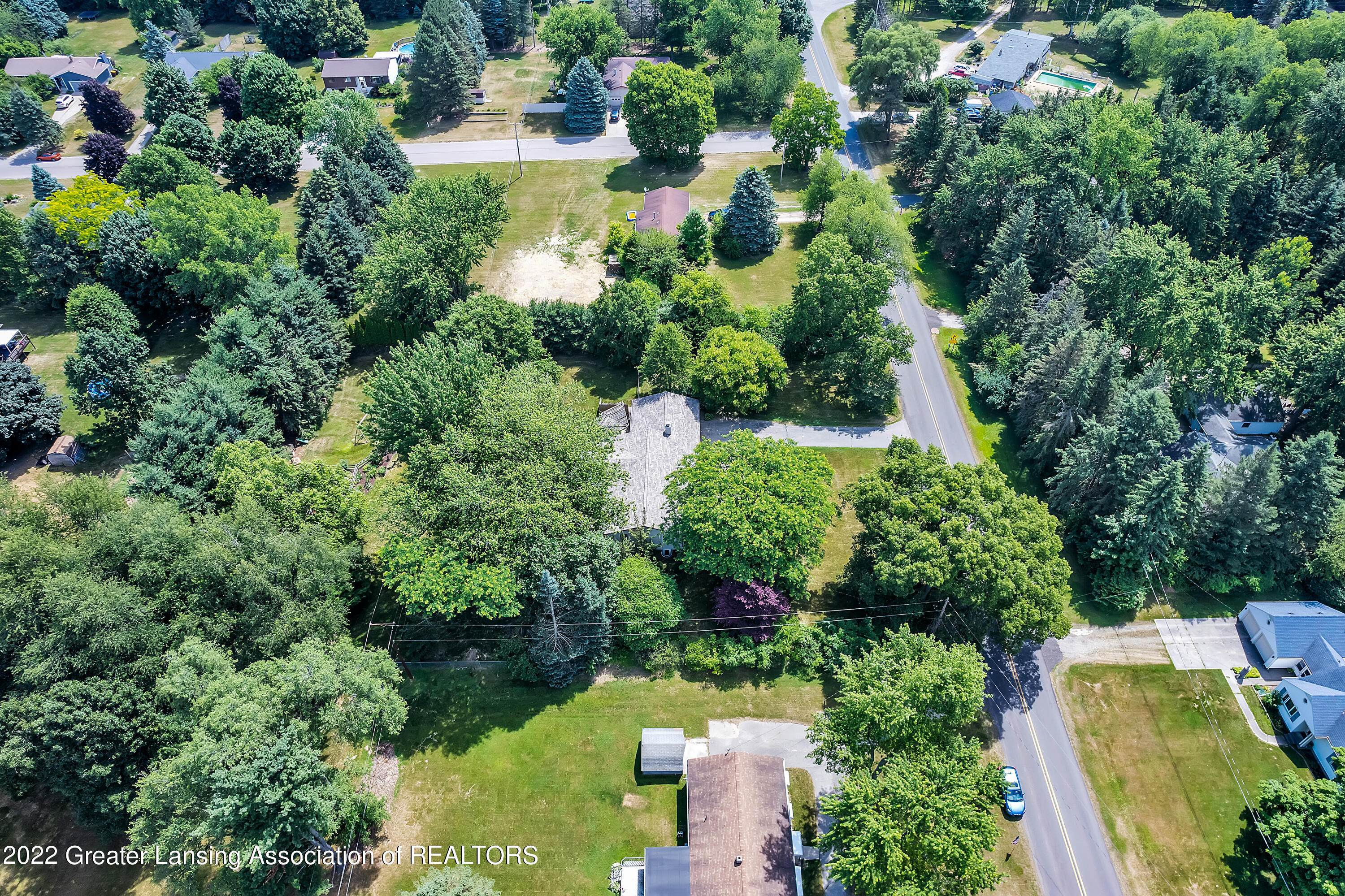 9873 Coleman Road Haslett, MI 48840 - Photo 44 of 46 Aerial View