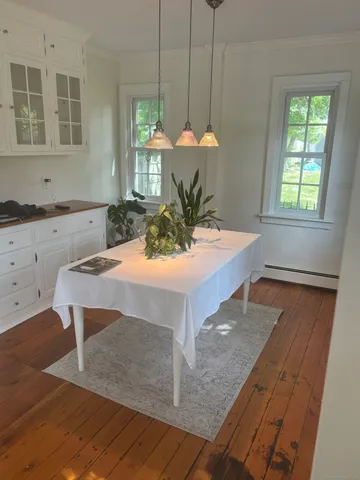 a view of a living room and a window
