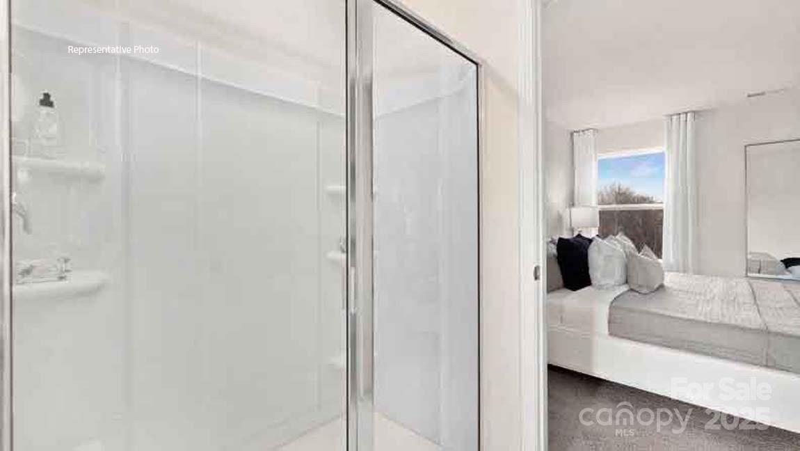 1047 Two Brothers Lane York, SC 29745 - Photo 13 of 18 a bedroom with a bed and a mirror