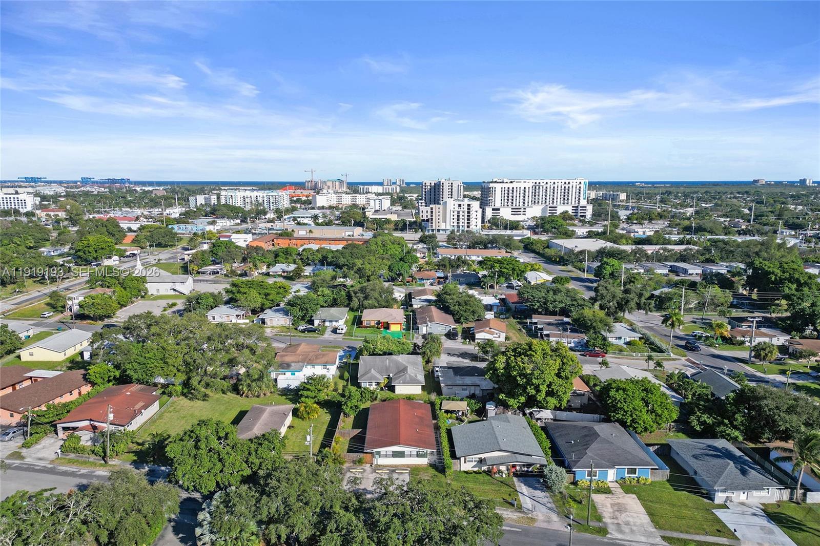 29 Southwest 8th Avenue, Unit 1 Dania Beach, FL 33004 - Photo 10 of 17 an aerial view of residential houses with city view