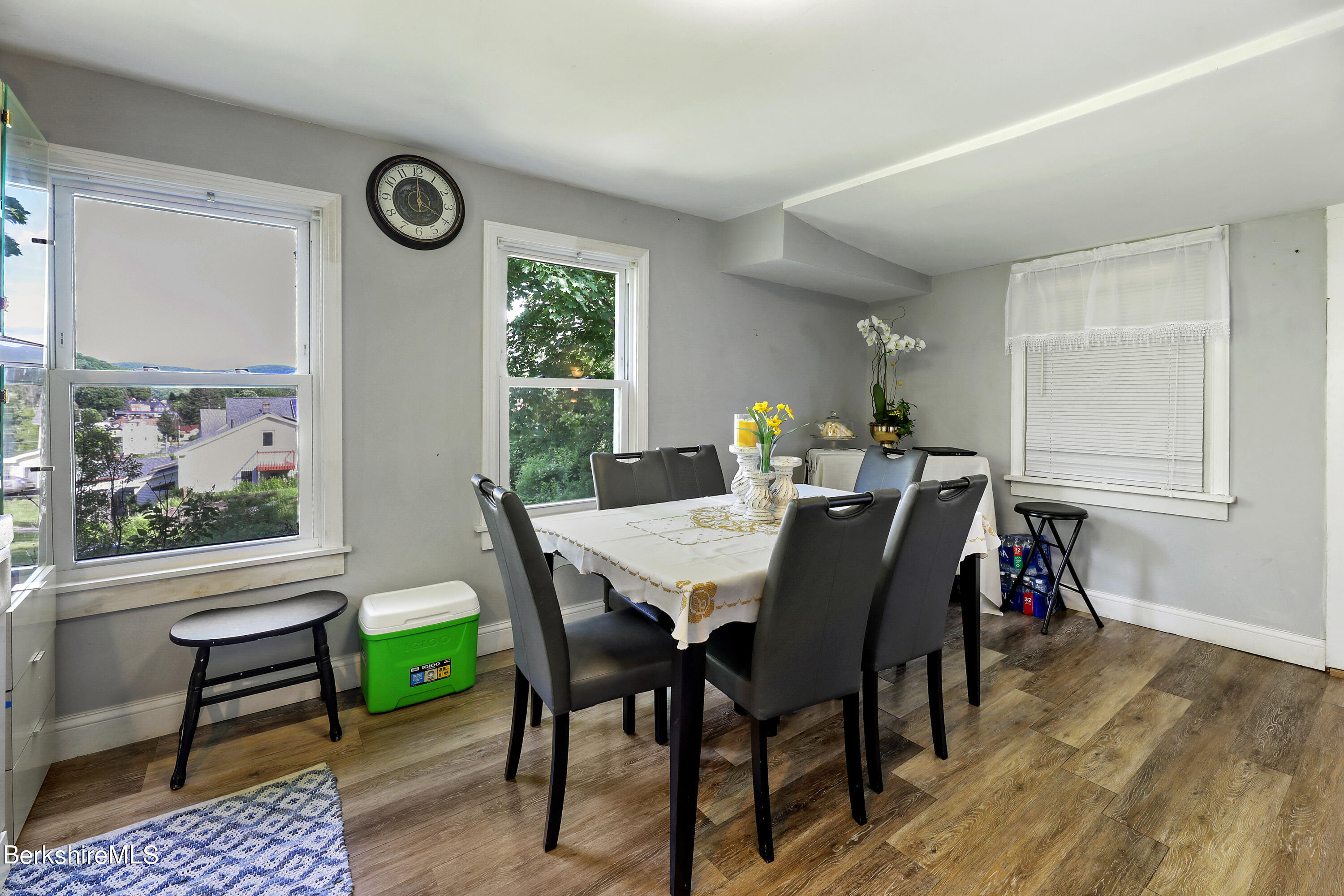 40 Summer Street Lee, MA 01238 - Photo 15 of 19 a view of a dining room with furniture window and wooden floor