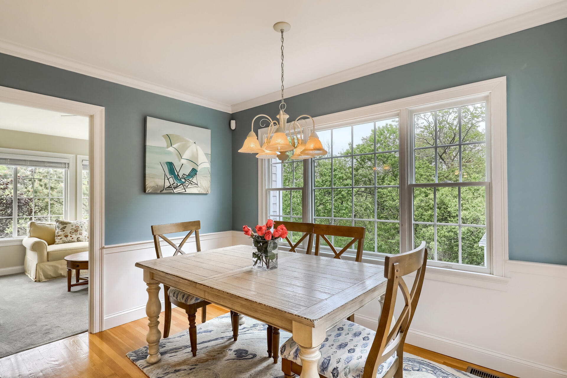 140 Great Marsh Road West Barnstable, MA 02668 - Photo 16 of 46 a view of a dining room with furniture window and outside view