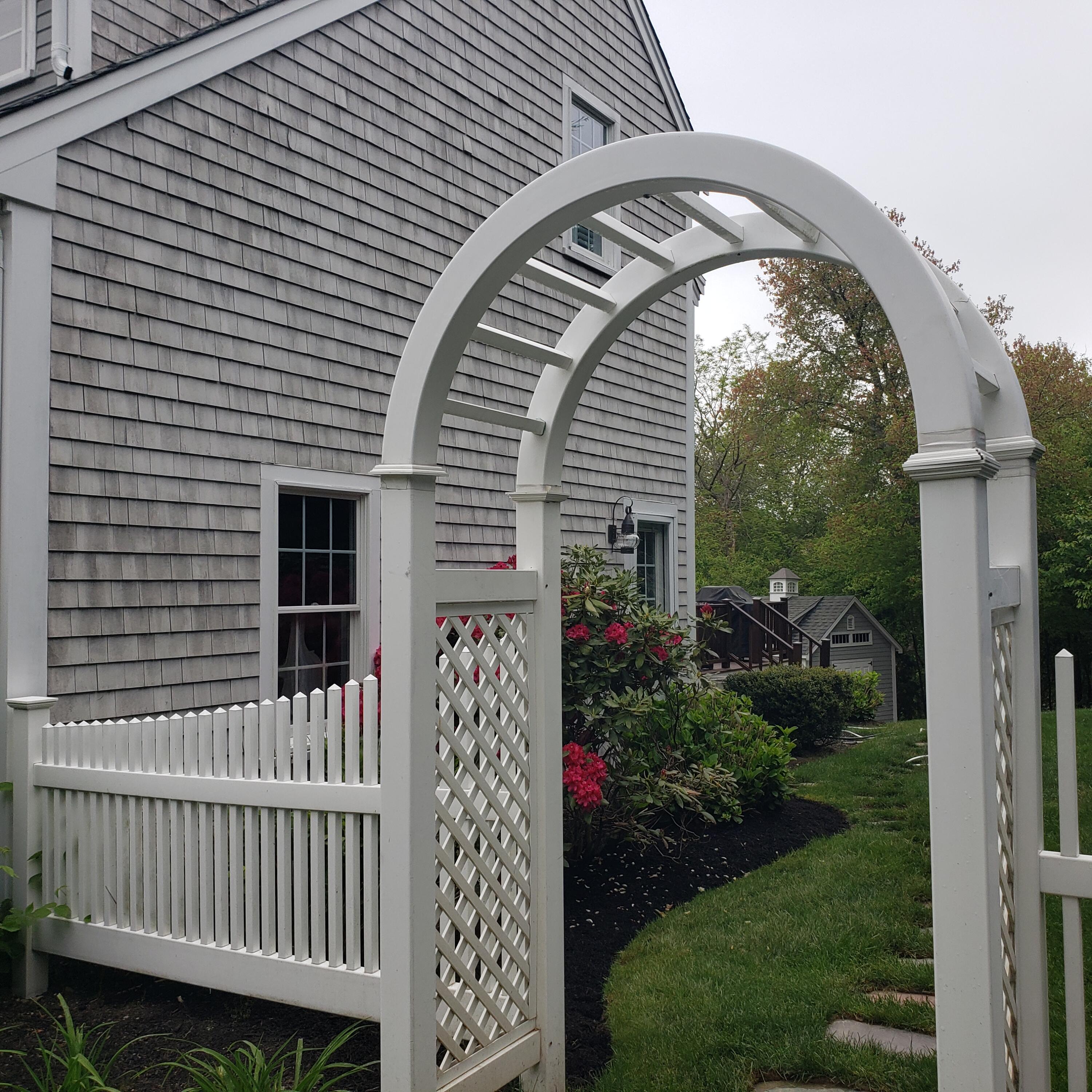 140 Great Marsh Road West Barnstable, MA 02668 - Photo 41 of 46 a front view of a house with garden
