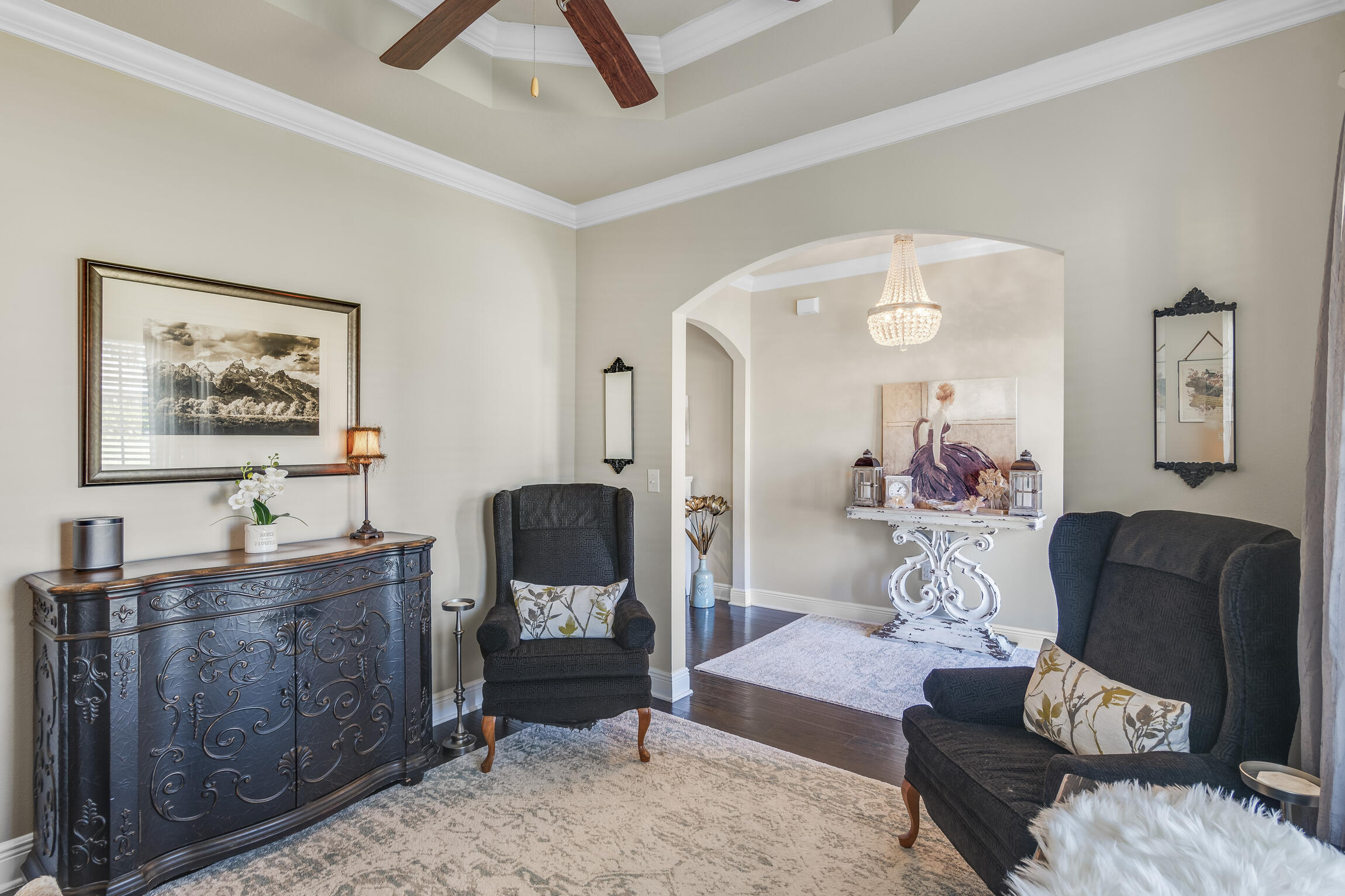 195 Pin Oak Loop Santa Rosa Beach, FL 32459 - Photo 23 of 55 a living room with furniture and a painting on the wall