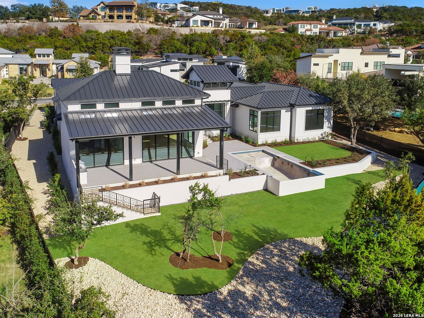 30 Paseo Rioja San Antonio, TX 78257 - Photo 63 of 70 an aerial view of a house with garden space and street view
