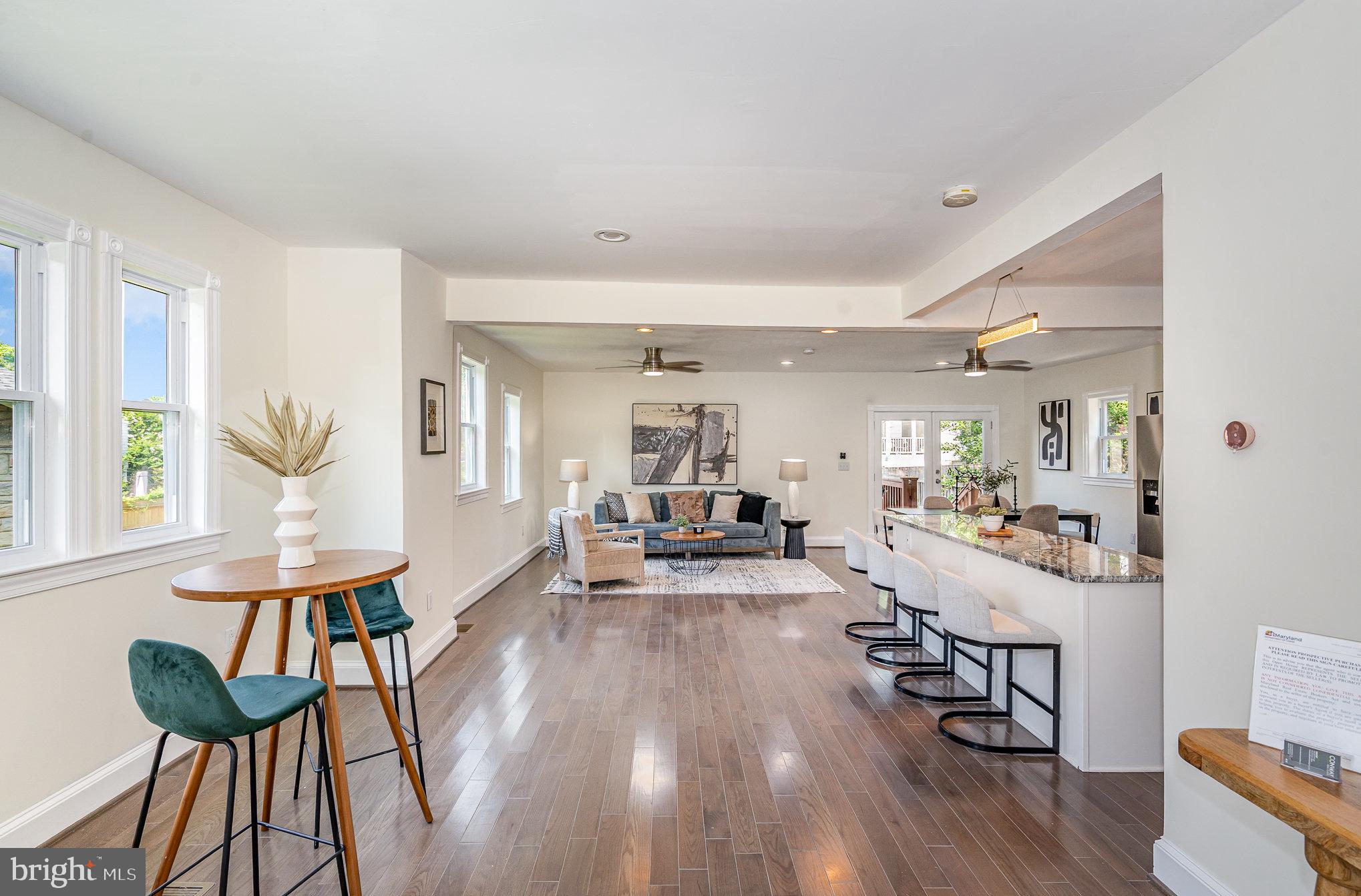 5308 13th Street Northwest Washington, DC 20011 - Photo 43 of 43 Main Level Open Floorplan