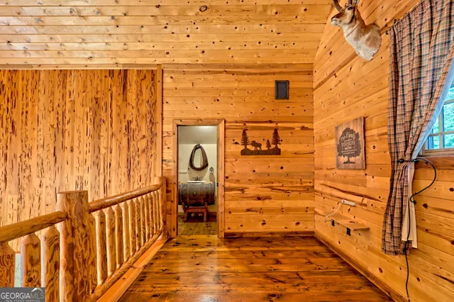 a view of a forest with a tree