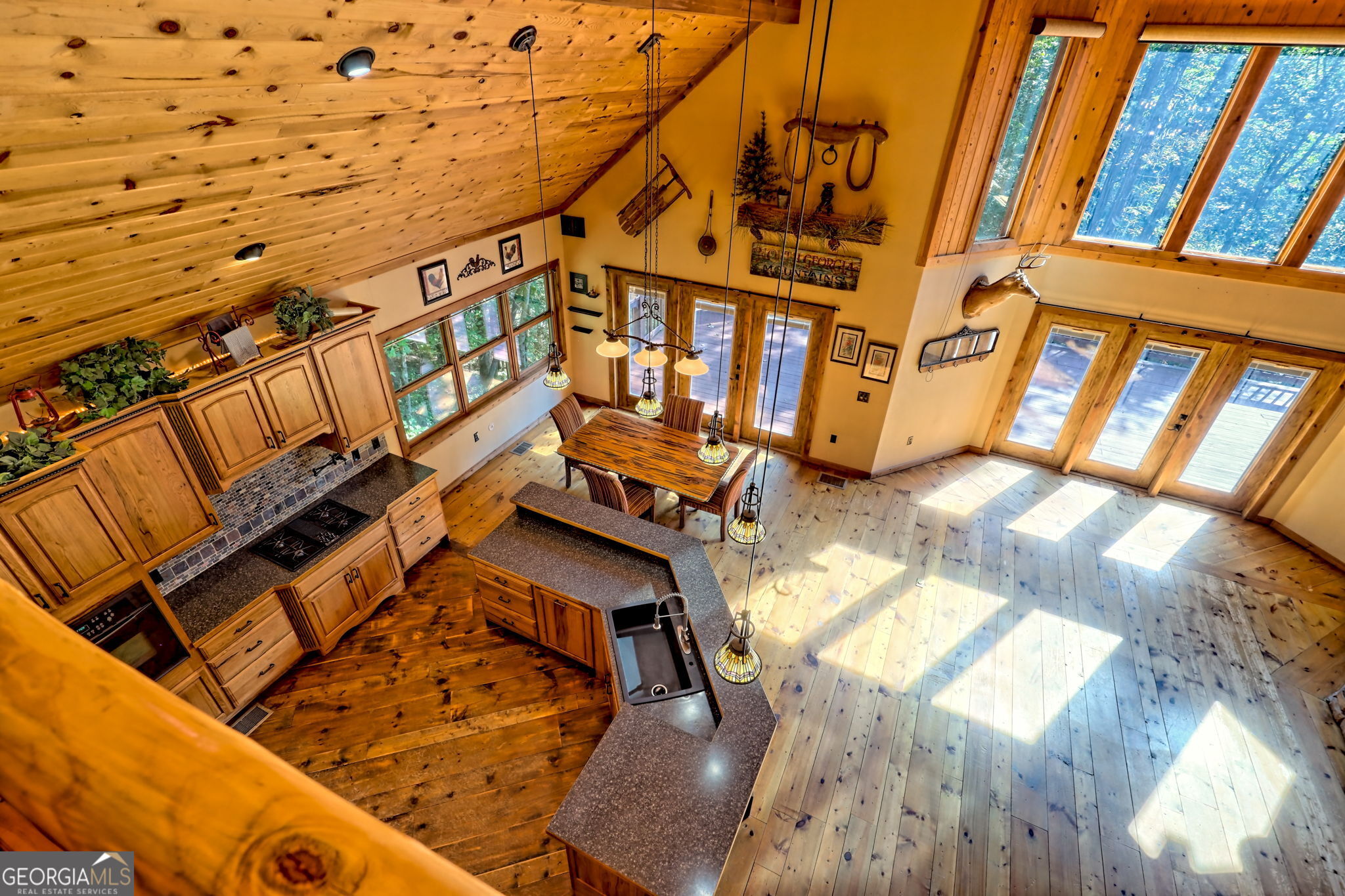 199 Camelia Lane Tiger, GA 30576 - Photo 56 of 100 a view of a patio with a yard