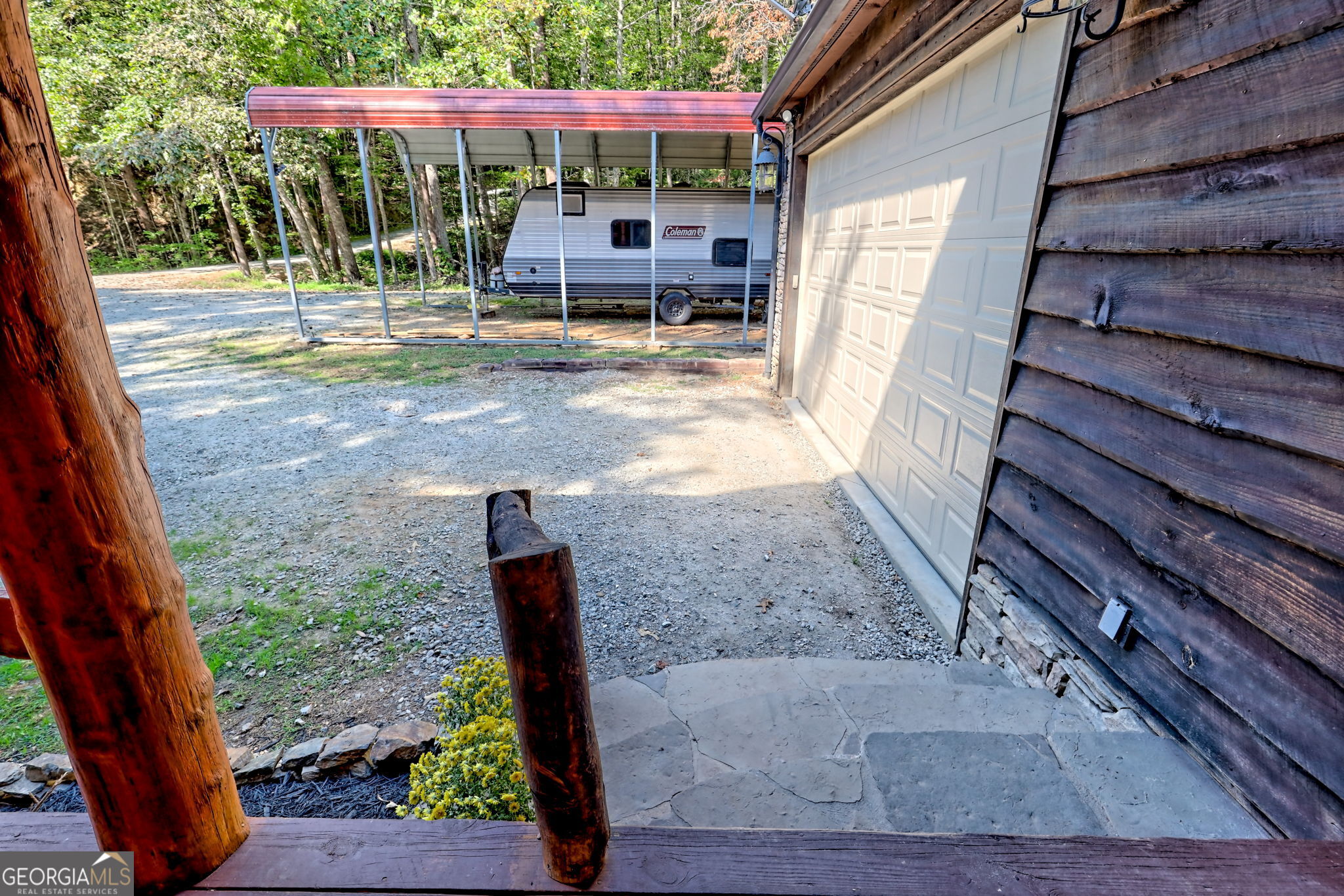 199 Camelia Lane Tiger, GA 30576 - Photo 81 of 100 a view of backyard with swimming pool and porch