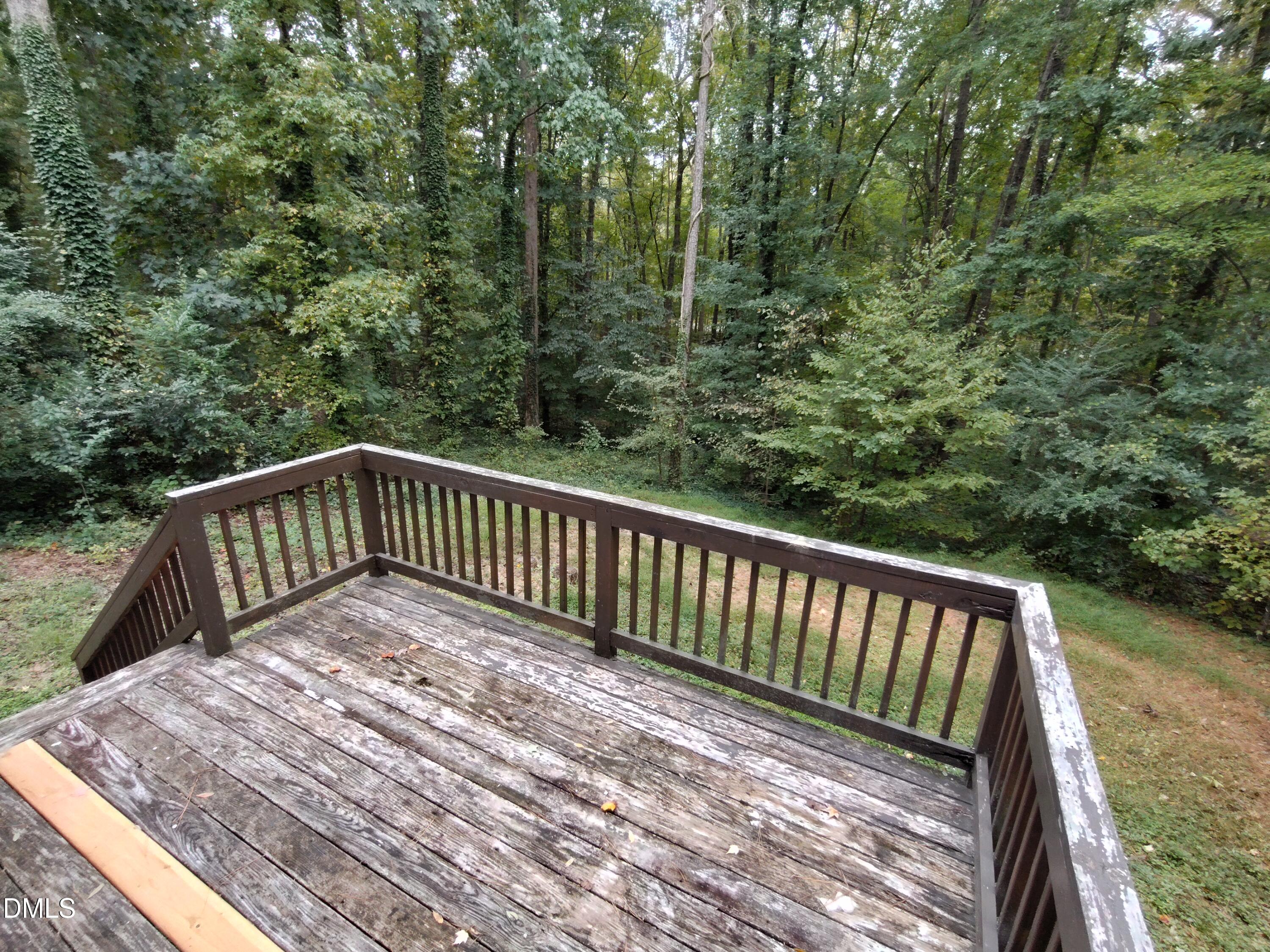 1321 Valley Run Durham, NC 27707 - Photo 18 of 19 a view of balcony with wooden floor