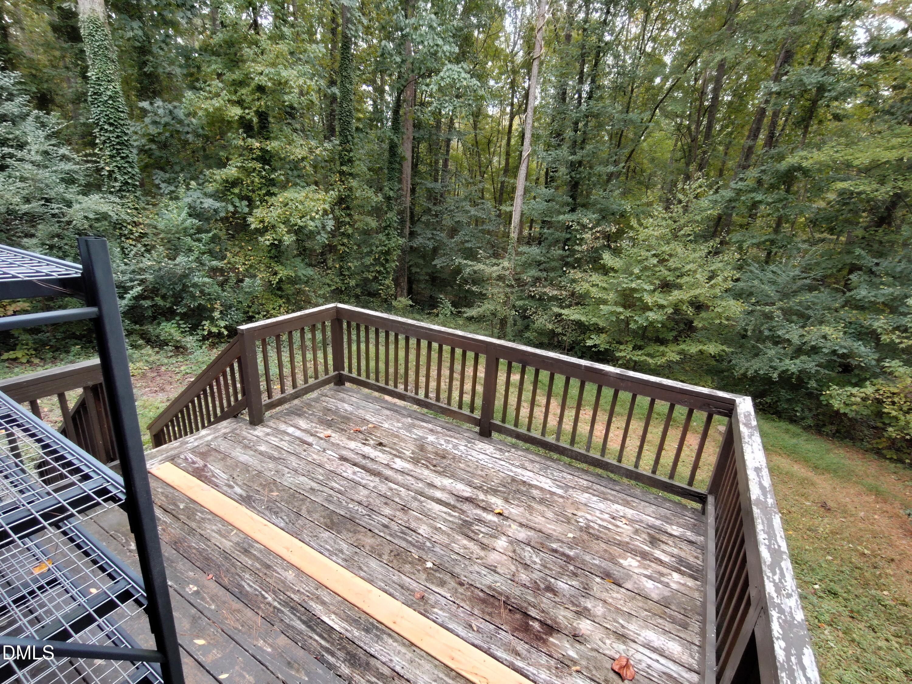 1321 Valley Run Durham, NC 27707 - Photo 19 of 19 a view of balcony with wooden floor