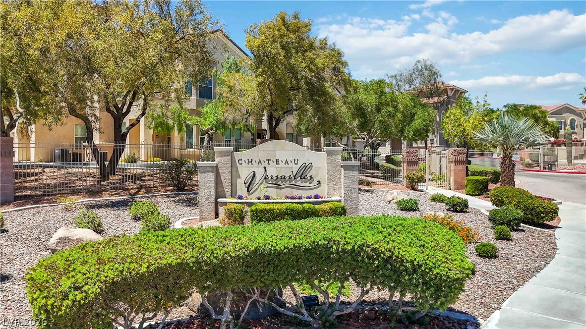 10550 West Alexander Road, Unit 2060 Las Vegas, NV 89129 - Photo 40 of 45 Lush landscaping and a decorative sign welcome you to this inviting community.