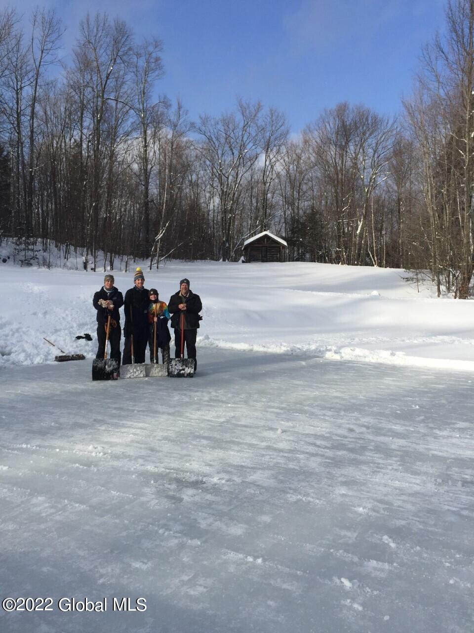175 Henry Wescott Road Thurman, NY 12885 - Photo 44 of 55 shovelers on pond