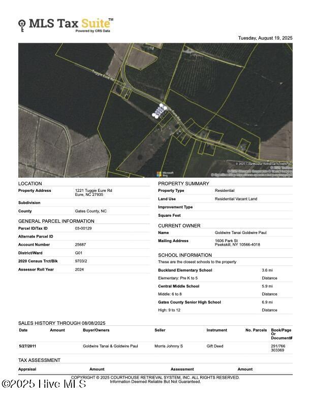 2 Tuggie Eure Road Eure, NC 27935 - Photo 3 of 5 satellite view for property
