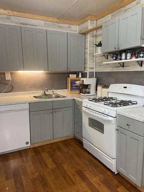 213 Crawford Run Road Creighton, PA 15030 - Photo 4 of 15 a kitchen with a sink stove and cabinets