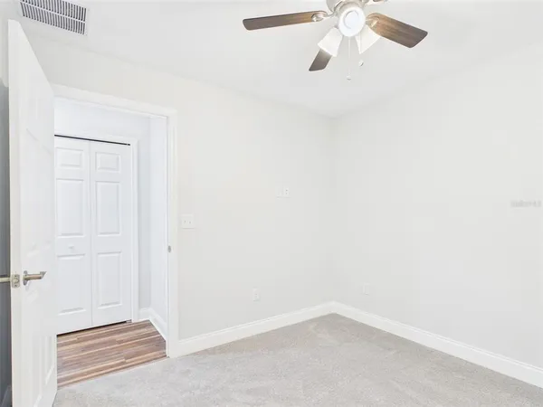a view of an empty room