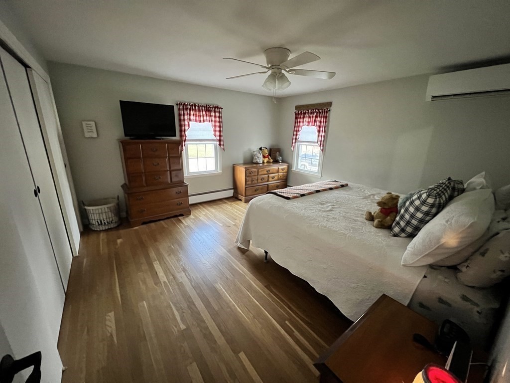 12 Sawmill Road Dudley, MA 01571 - Photo 24 of 37 a bedroom with a bed and a flat screen tv