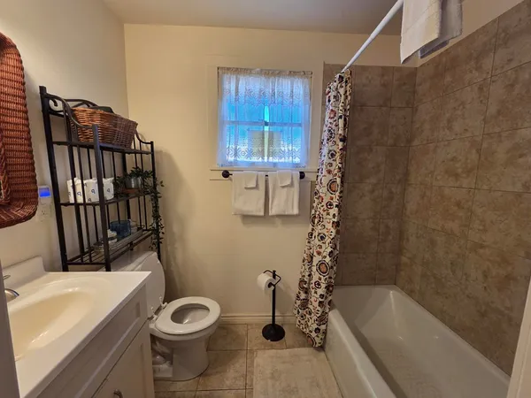 a room with furniture and a window